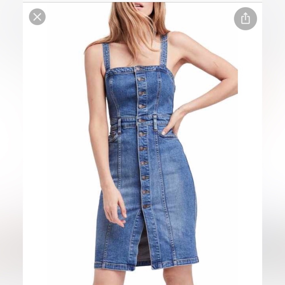 EUC Free People Jean Dress sz 6